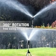 thumbnail image 4 of Rotating Tripod Sprinkler, 360 Degree Automatic Rotating Irrigation Watering Sprinklers, Telescoping Tripod Sprinkler For Large Area, Yard, Garden, Househ, 4 of 7