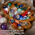 thumbnail image 5 of Bandeja de CRISTAL TUNC para piedras y cristales con diseño de flor de loto, 5 of 5