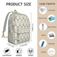 thumbnail image 4 of Snowy Owl Pattern Backpack – Cute Big Eyes Owl Print Design School Daypack for Students and Owl Fans, 4 of 5