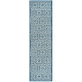 thumbnail image 5 of SAFAVIEH Cottage Laraine Geometric Indoor/Outdoor Area Rug Cream/Light Blue, 9' x 12', 5 of 8