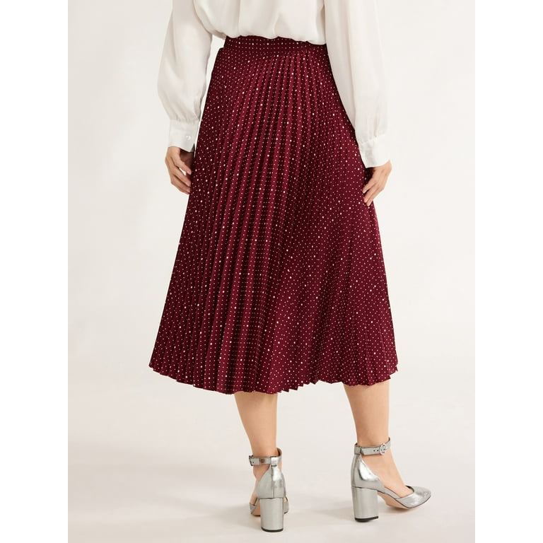 Maroon skirt walmart best sale