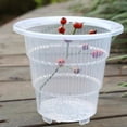 thumbnail image 2 of Pots d'Orchidées en Plastique avec Trous Pot de Fleurs Transparent Couleurs Succulentes 3 R2J5, 2 of 6