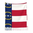 thumbnail image 6 of Flag Of North Carolina Women's Pashmina Shawl Wraps Fringe Scarf Long Large Scarf, 6 of 7
