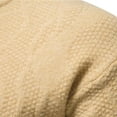 thumbnail image 4 of Yuyuzo Sweater for Men Long Sleeve High Neck Knit Wear Sweatshirts Fall Winter Solid Color Basic Pullover Tops, 4 of 7