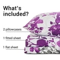 thumbnail image 3 of Hitime 4PC Deep Pocket Queen Sheet Set Fit 14", Breathable Microfiber Super Soft Queen Size Sheet Set, Luxury Hotel Style Home Decor Queen Bed Sheet Set, Gift for Women, Men, 3 of 9