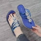 thumbnail image 2 of WILLBEST Sandalias Deportivas Zapatillas De Mujer Para Uso Diario Y Al Aire Libre Diseño De Tira Para La Punta Para Conjuntos De Playa Sandalias Planas Cómodas Calzado Ideal Para El Verano, 2 of 7