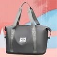 thumbnail image 1 of Xihbxyly Bolsa de Gimnasio Expandible, Impermeable, con Separación de Humedad y Humedad, Bolsa de Viaje de Gran Capacidad, Ligera, Versátil, Ideal para Viajes, 41 × 21 × 28 Cm, 1 of 7