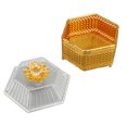 thumbnail image 1 of Candy Jar, Decorative Jar Metal Acrylic  for Party, 1 of 7