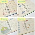thumbnail image 4 of NOGIS Grooved Handwriting Book Practice, Practice Copybook Reusable Calligraphy Book for Age 3-5,Writing Practice Book (4 Book + Pen), 4 of 7