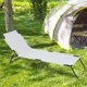 thumbnail image 1 of Silla de Playa Plegable Zimtown Gris Patio Piscina Reclinable, 1 of 8