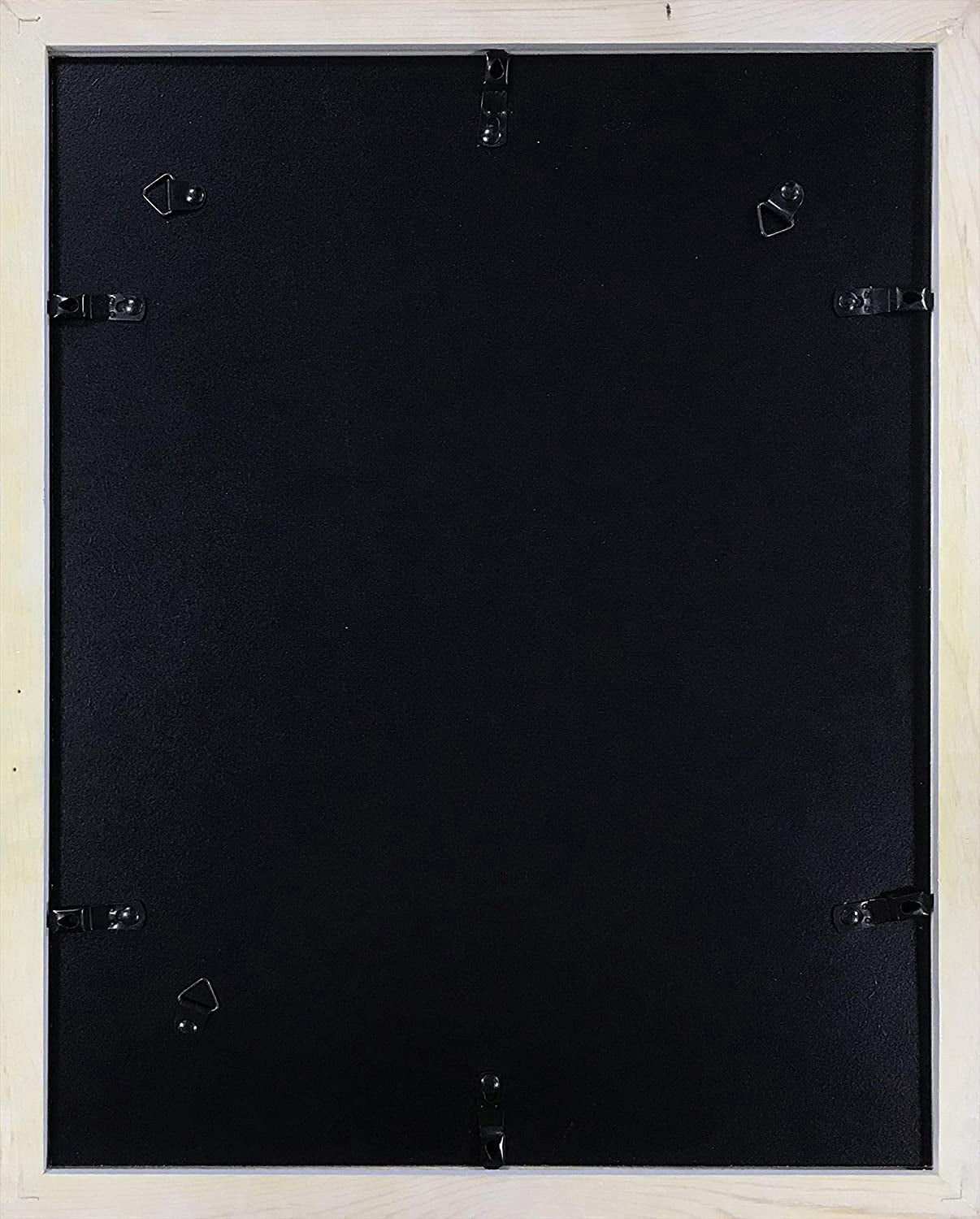 Studio 500 Luxury Collection 1-Opening 16 x 20 in Matted to 11 x 14 in, 11 x 14 in Photo Frames, Brushed White Over Pine Wood, 2 Count