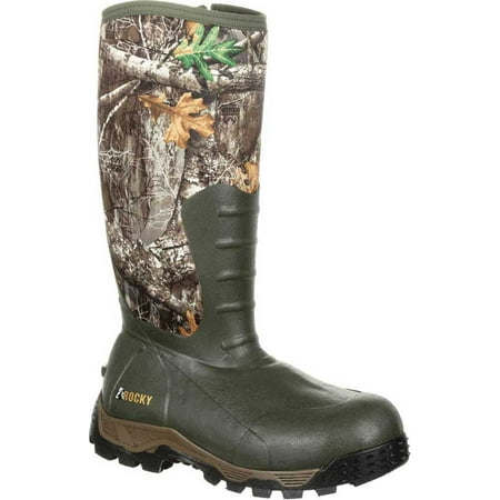 Men's Rocky Sport Pro 1200G Insulated WP Outdoor Boot RKS0382 Realtree Edge Rubber/Neoprene 13 M