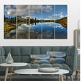 thumbnail image 1 of Clear Lake avec Pins Panorama - Impression sur Toile Paysage Extra Large, 1 of 3