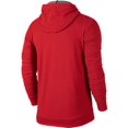 thumbnail image 2 of Nike Dri-Fit Training Fleece Full Zip Longsleeve Men's Hoodie Red/Black 742210-657, 2 of 2
