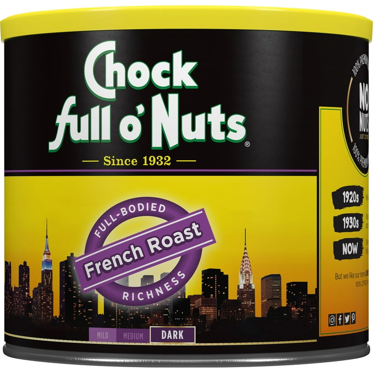 Chock Full o'Nuts® French Roast Ground Coffee, Medium-Dark
