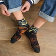 thumbnail image 3 of Naloa Starry Night Cat Guitarist A Ankle Socks for Women Non Slip Socks No Show Socks Classic Low Cut Casual Socks Casual Socks, 3 of 7