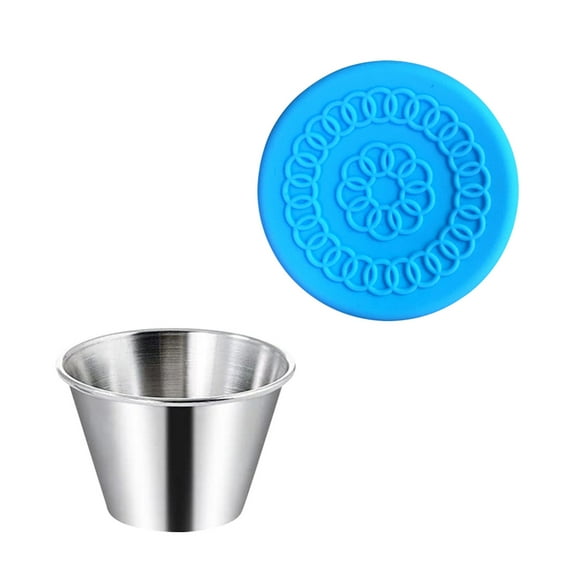 Feinib Sauce Cups Clearance! Dressing Containers Small Condiment Containers with Lids Stainless Condiment Cup Dipping Cups Container for Lunch Box Meal Prep Clearance Items