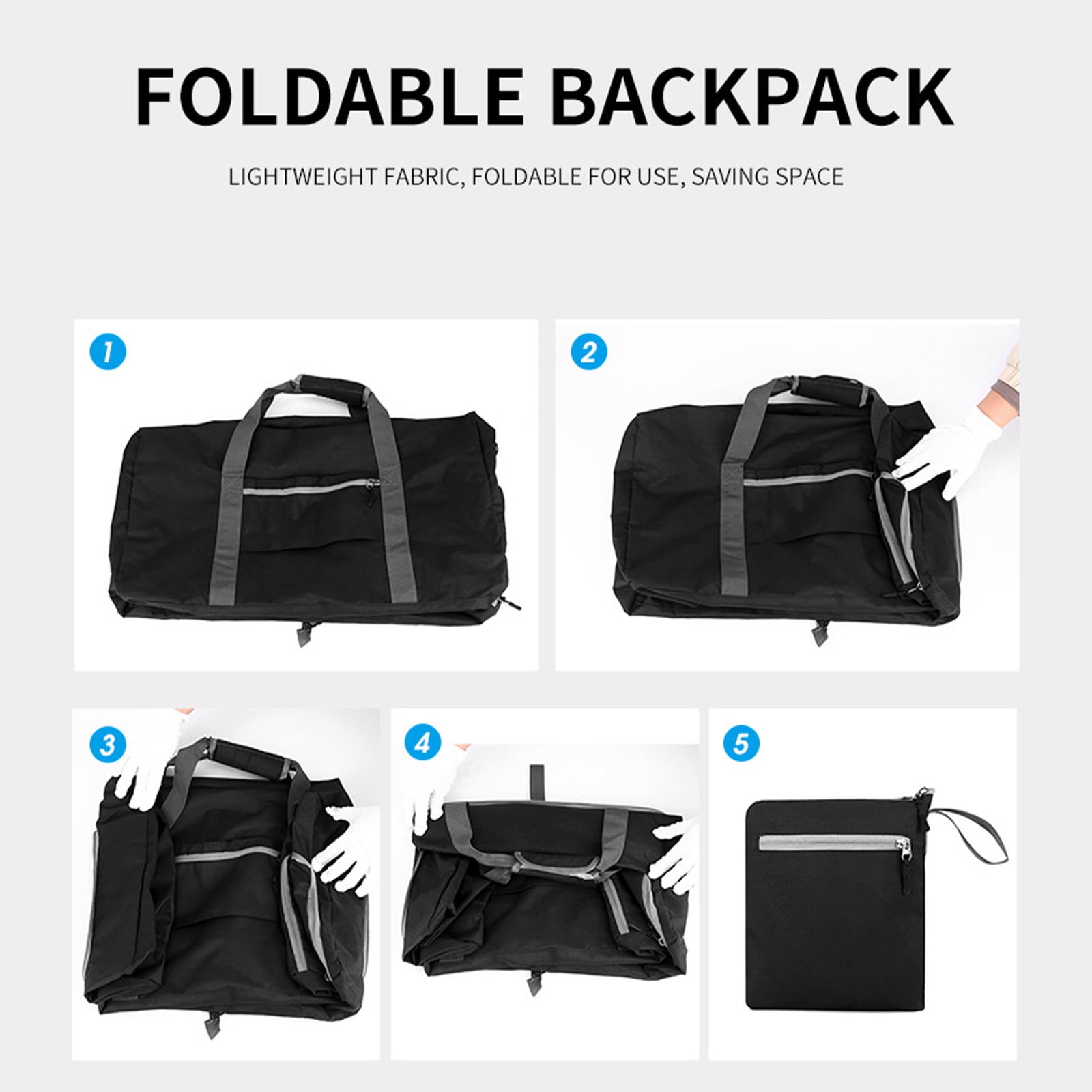 Storage Travel Luggage Bag For Men Foldable Travel Luggage Bag With Shoe Compartment Travel Bag For Men And Women