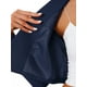 thumbnail image 5 of BLAZER CORTO DE NEGOCIOS PARA MUJERES CON MANGAS LARGAS Y DELANTERO ABIERTOS, CON SOLAPA CORTADA, TAMAÑO S, AZUL OSCURO, 5 of 6