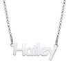Personalized Planet Women's 10K White Gold Kid's Nameplate Necklace