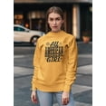 thumbnail image 2 of An All American Girl Sweatshirt Women -Image by Shutterstock, Female x-Large, 2 of 4