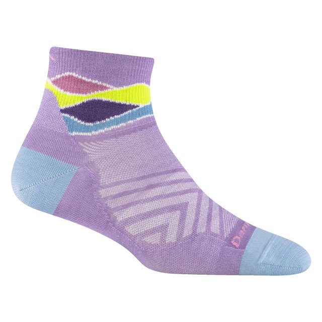 Medias Darn Tough para Mujer 1/4 Ultra Livianas Lavanda Talle Pequeño