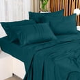 thumbnail image 2 of King Bed Sheet Set Piece Bedding Soft Brushed Microfiber Fabric Shrinkage & Fade Easy Care (), 2 of 6