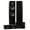 Natural Walnut, variant on Fluance Elite High Definition Surround Sound Home Theater 5.0 Channel Speaker System including Floorstanding Towers, Center Channel and Rear Surround Speakers - Natural Walnut (SXHTBW)