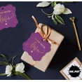 thumbnail image 6 of Inkdotpot Pack Of 100 Made With Love Wedding Paper Tags DIY Craft Bracket Shape Real Gold Foil Hang Tags, 6 of 7