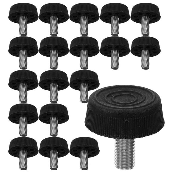 VERDANVERSE 20Pcs Heavy Duty Adjustable Furniture Feet Screw on Levelers Legs for Cabinets Tables