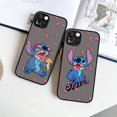 thumbnail image 4 of Case for iPhone Apple 14 13 11 12 MINI Pro XS Max XR X 7 8 SE 2022 2020 6 6S Plus Case Funda Shell Lilo & Stitch Cartoon Anime, 4 of 5