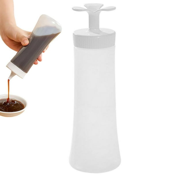 Lucybak Kitchen Squeeze Bottle Dressing Dispenser Bottles for Salad