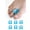 Blue, variant on 6 Pairs Gel Toe Separators – Soft Silicone Toe Spacers for Comfortable Toe Alignment, Big Toe Spacing, and Foot Support