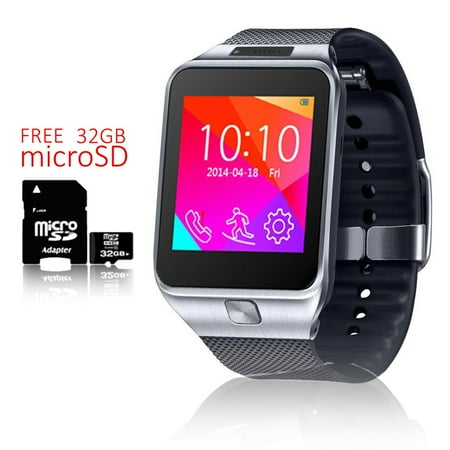 bluetooth smartwatch with camera and pedometer