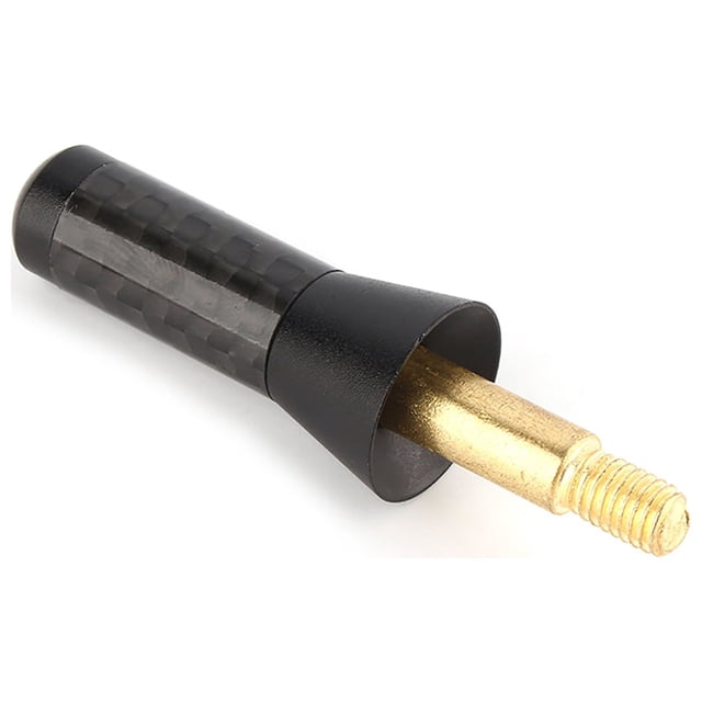 Antena universal corta para automóvil BuyWeek fibra de carbono 3.5 cm