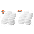 thumbnail image 3 of 40Pcs Plastic Storage Lids Ribbed for 70mm/86mm Standard Regular Mouth Jar Bottle, 3 of 8