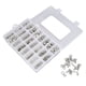 thumbnail image 4 of Kit surtido de 520 tornillos y tuercas de acero inoxidable con cabeza hexagonal y arandelas planas, métricos M3, M4, M5 y M6., 4 of 14