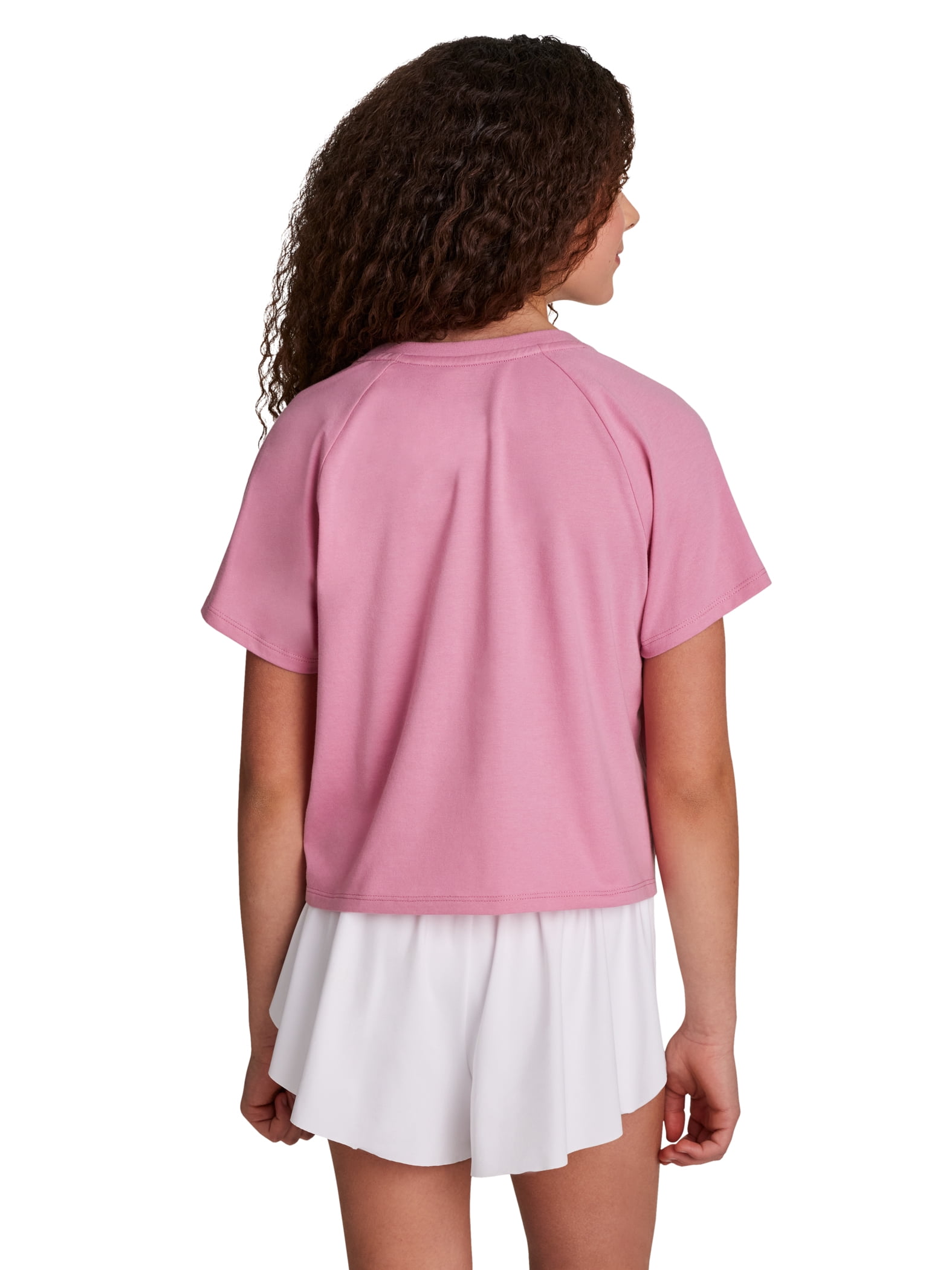 Reebok Girl's Athletic T-Shirt & Flutter Short, 2-Piece Set, Sizes 4-18