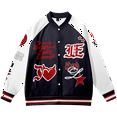 thumbnail image 2 of Ive New Album Kitsch Merch Baseball Jacket Bomber Coat Korean Fashion Casual Bomber Jackets Outerwear, 2 of 4