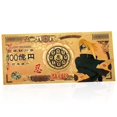 thumbnail image 1 of Billete conmemorativo de oro de Anime Naruto, Sasuke, figura coleccionable, juguetes de Naruto, productos de animación, colecciona tarjetas, regalos Fivean Figuras de anime, 1 of 2