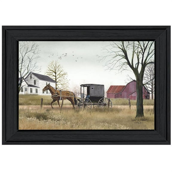 TrendyDecor4U Goin' To Market By Billy Jacobs Framed Print BJ405B-405