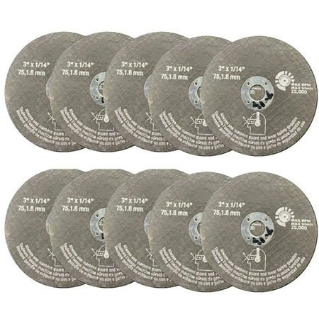 

BAMILL 10pc 75mm Circular Resin Saw Blade Grinding Wheel Cutting Disc For Angle Grinder