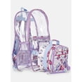 thumbnail image 3 of Wonder Nation Kids' Butterfly Cabana 17" Sensory Backpack and Lunch Tote Set, 2-Piece, Purple, 3 of 5