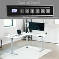 thumbnail image 6 of VIVO White / Gray Electric 63" x 55" Corner Desk, L-Shaped Workstation, 6 of 9