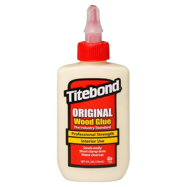 Pegamento para madera Titebond Original 118 ml para carpintería