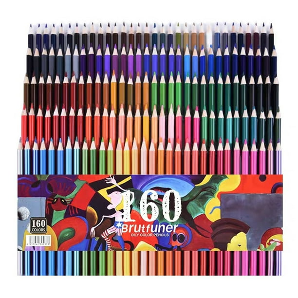 Andoer 48/72/120/160/180 Oil Colored Pencils Set Pre-Sharpened