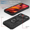 thumbnail image 5 of 12 Case for 12 Pro Case for iPhone 12/12Pro,with Stand & Camera Cover,Military Grade Drop Protection Phone Case-Black, 5 of 12