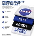 thumbnail image 5 of BROOKLYN VERTICAL Officially Approved NASA Product 4-Pack Boys Short Sleeve Crew Neck T-Shirt with Chest Print | Soft Cotton Sizes 6-20, 5 of 7