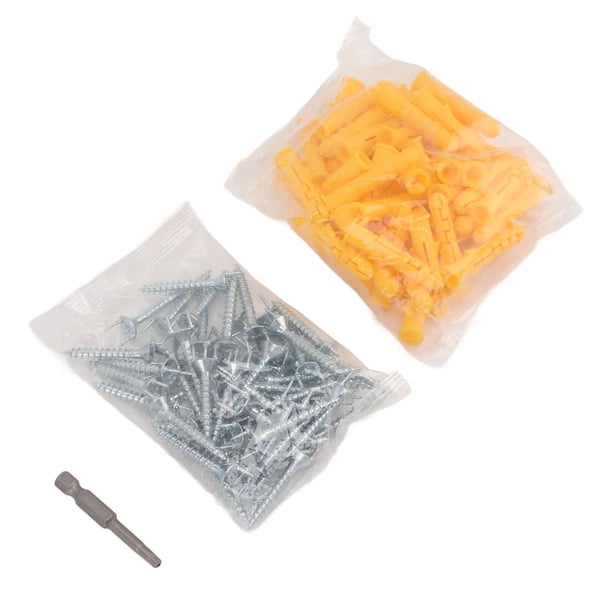 Tornillos Sin Costura Para Zócalo, Clavos Sin Costura Para Zócalo Acero Inoxidable Fácil De Usar Durable Con Punta De Destornillador De Anclaje De Pared Para Decoración