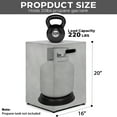 thumbnail image 5 of ReeQuo Propane Tank Cover Table Square Concrete 20lb Tank Storage Box Hideaway for Patio Gray, 5 of 7